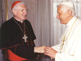 William H. Cardinal Keeler and Pope Benedict XVI